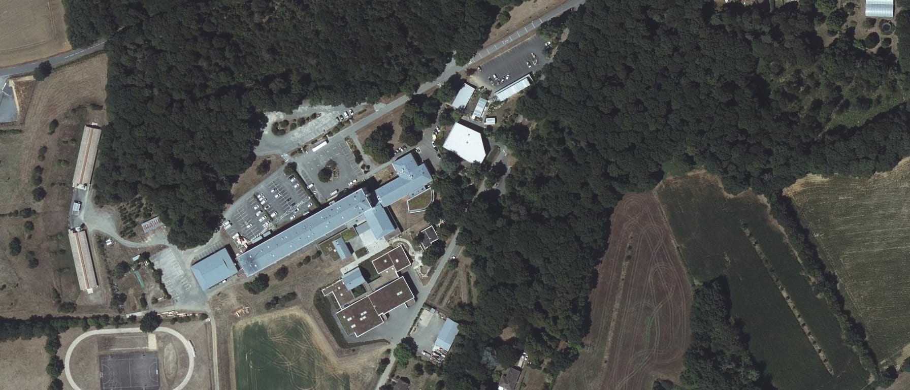 Vue aérienne de CFA La Germinière