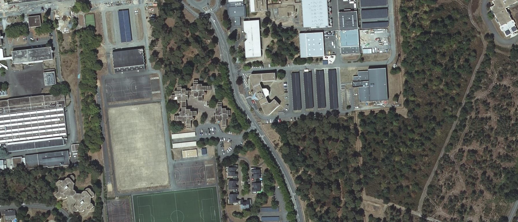 Vue aérienne de EGC Le Mans
