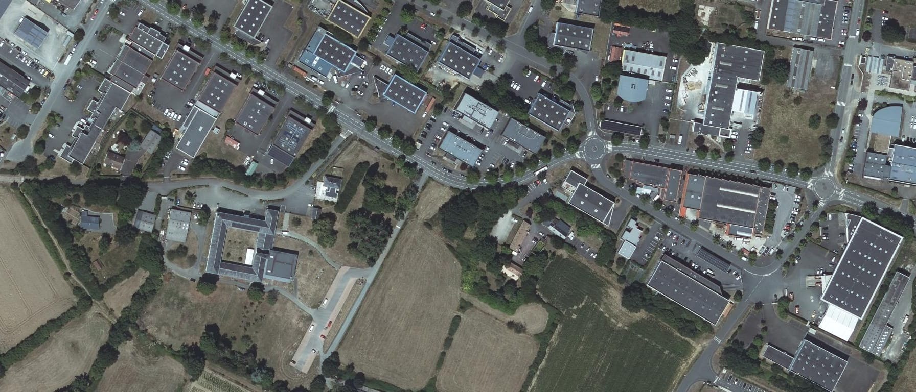 Vue aérienne de Groupe Alternance Le Mans