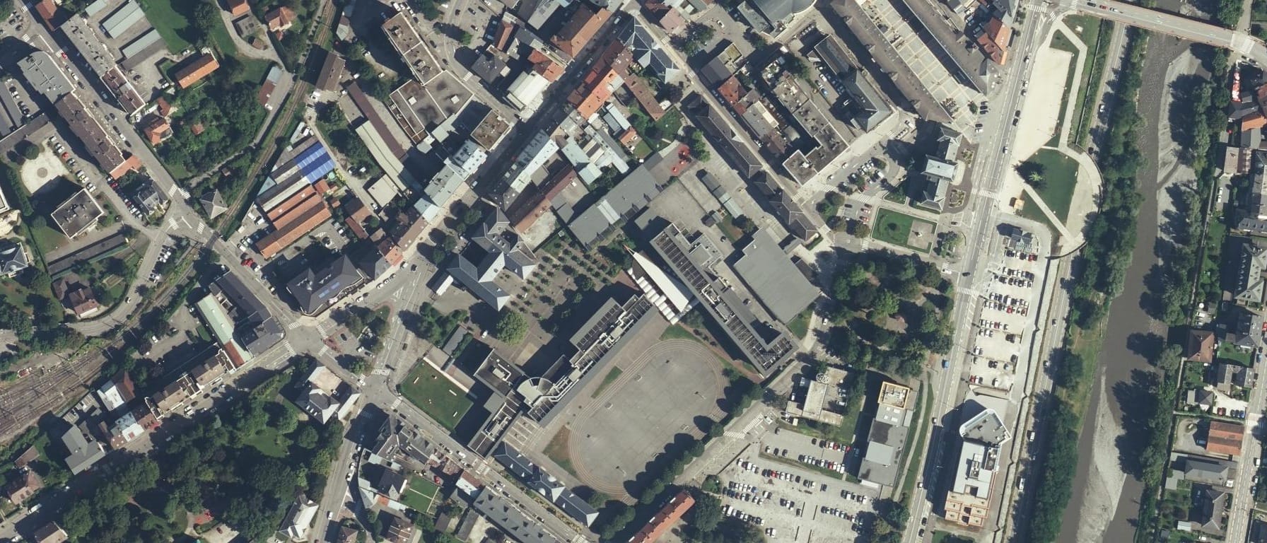 Vue aérienne de Cité scolaire Jean Moulin