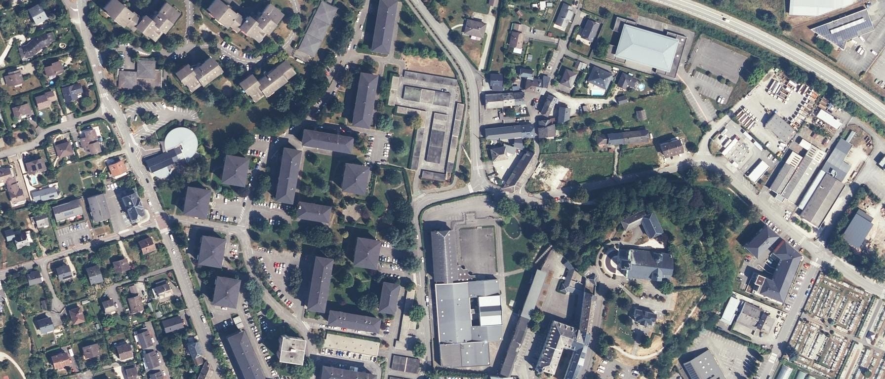 Vue aérienne de Lycée professionnel Sainte Anne