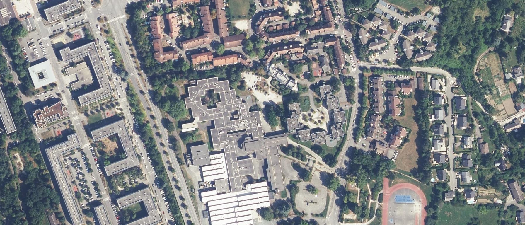 Vue aérienne de Lycée Louis Armand