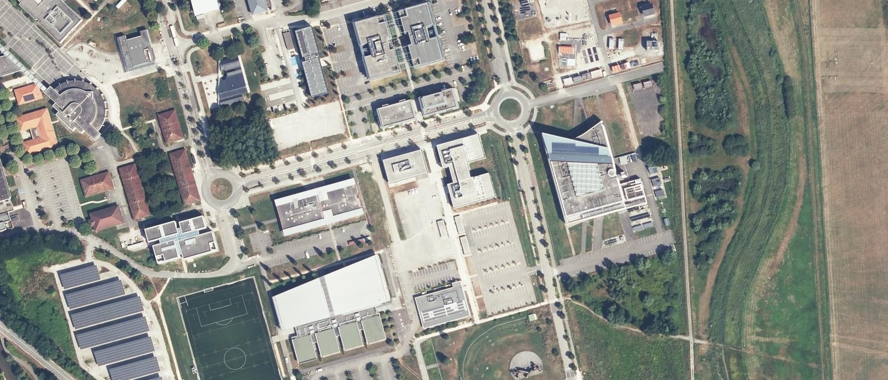 Vue aérienne de IPAC CHAMBERY