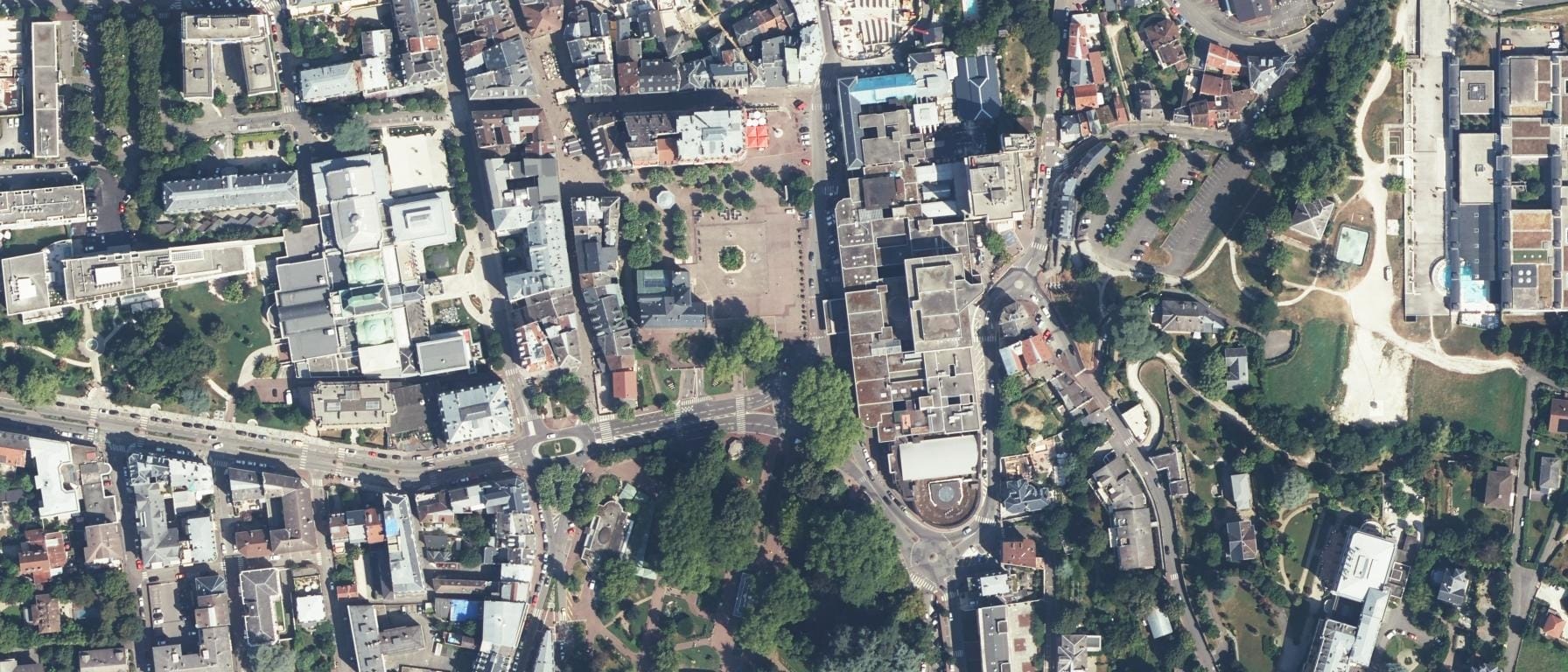 Vue aérienne de Ecole Peyrefitte Esthétique Aix Les Bains