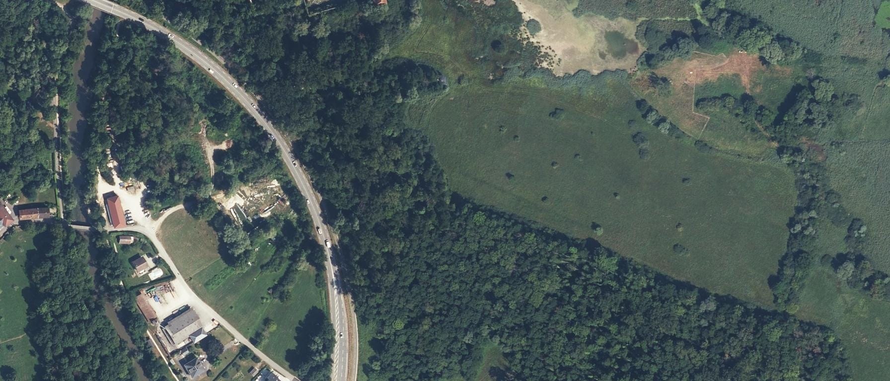 Vue aérienne de INSEEC BTS Chambéry (Le Bourget-du-Lac - 73)