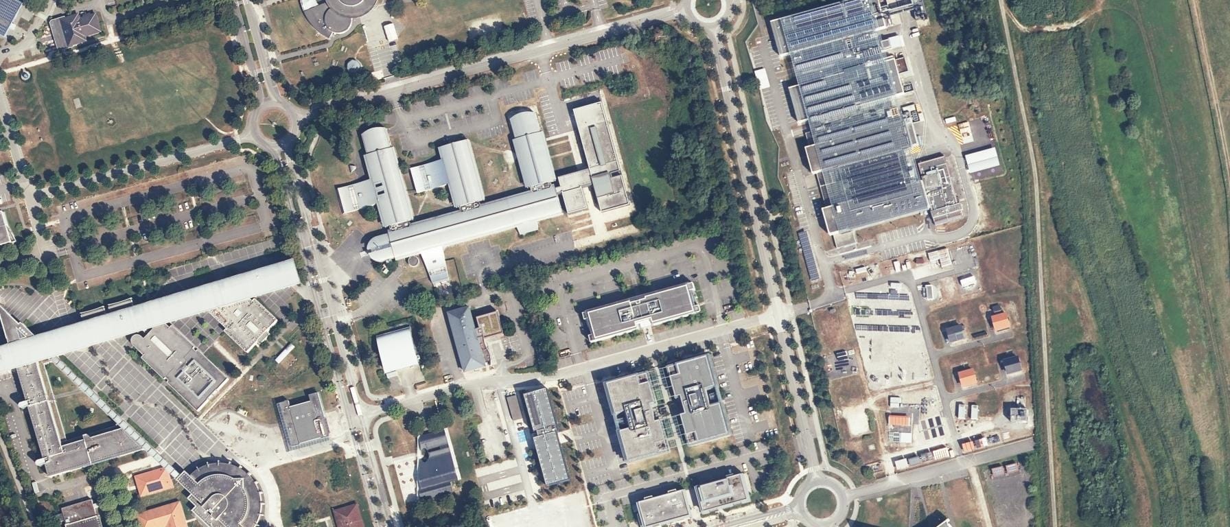 Vue aérienne de Centre de formation d'apprentis de Groupe Alternance Chambéry-Le Bourget du Lac