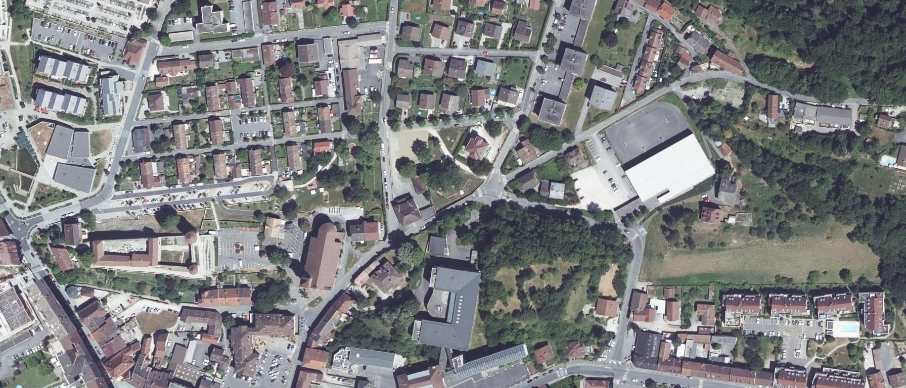 Vue aérienne de Lycée G. Fichet