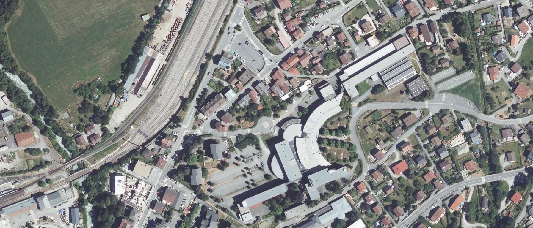 Vue aérienne de Lycée Mont Blanc
