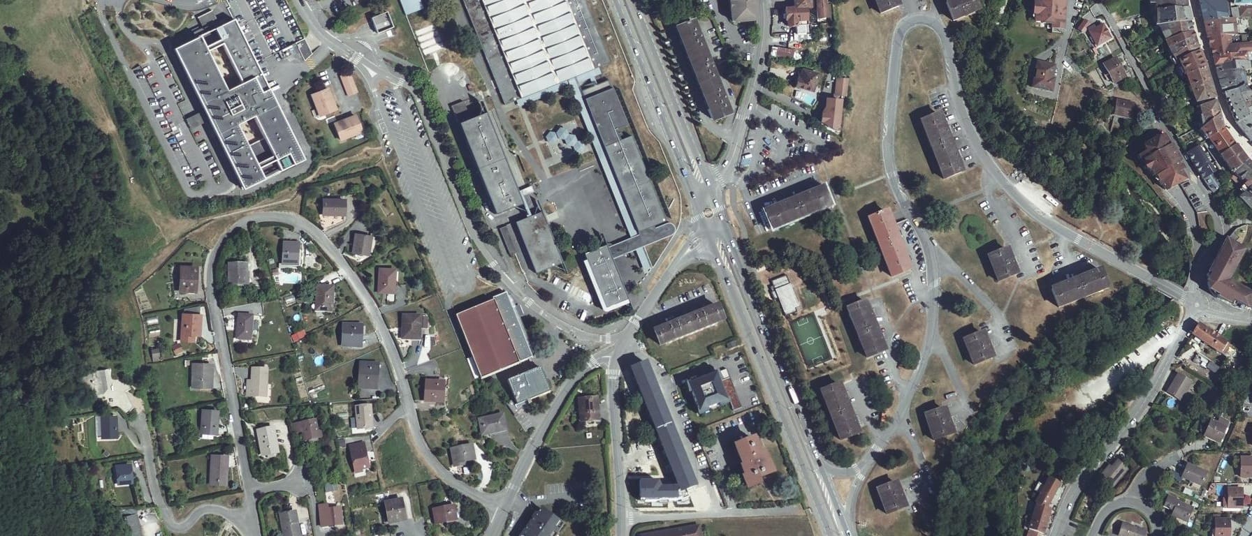 Vue aérienne de Lycée professionnel Porte Des Alpes - CFA IFA des Alpes