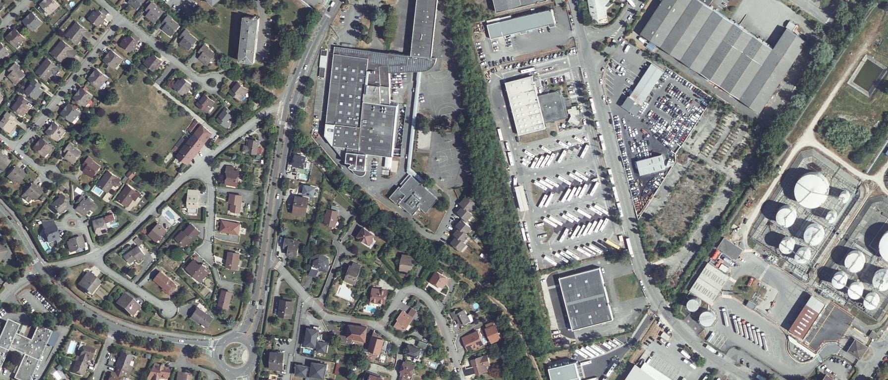 Vue aérienne de Lycée professionnel Amedée Gordini