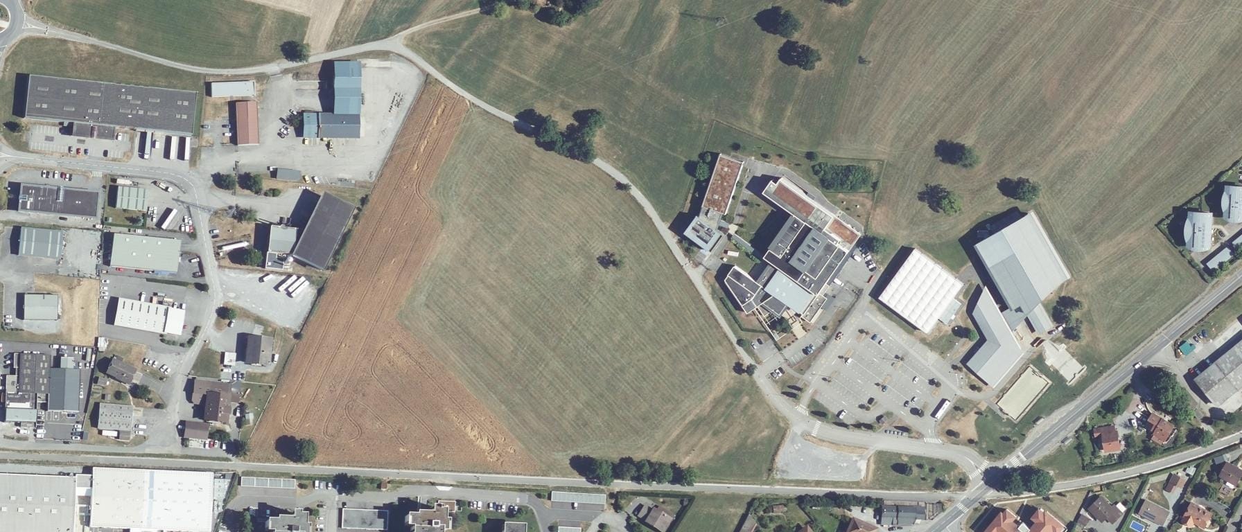 Vue aérienne de Lycée professionnel La Fontaine