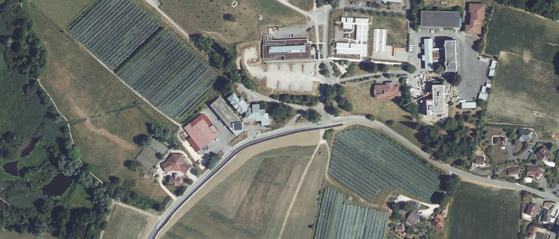 Vue aérienne de ISETA de Poisy