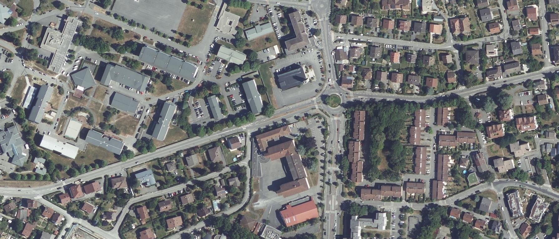 Vue aérienne de Lycée Les Bressis