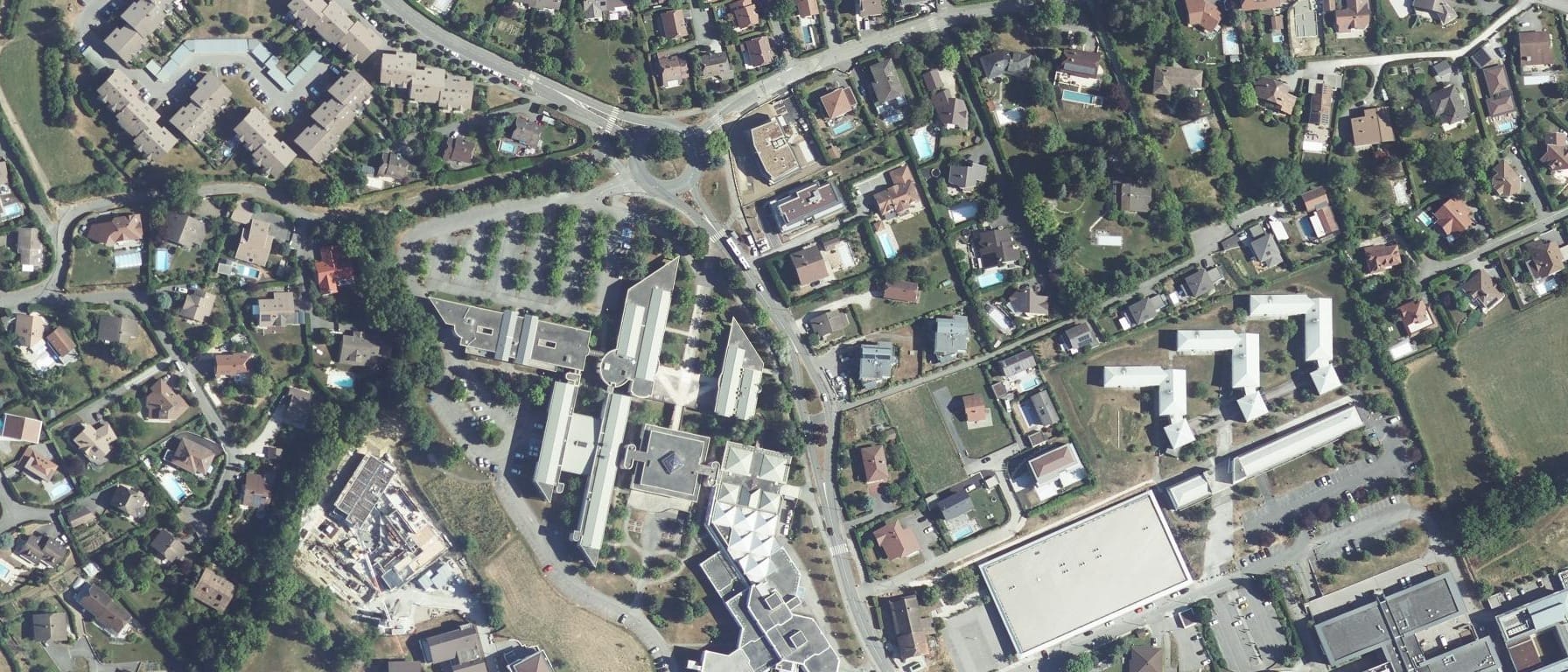 Vue aérienne de I.U.T. Annecy
