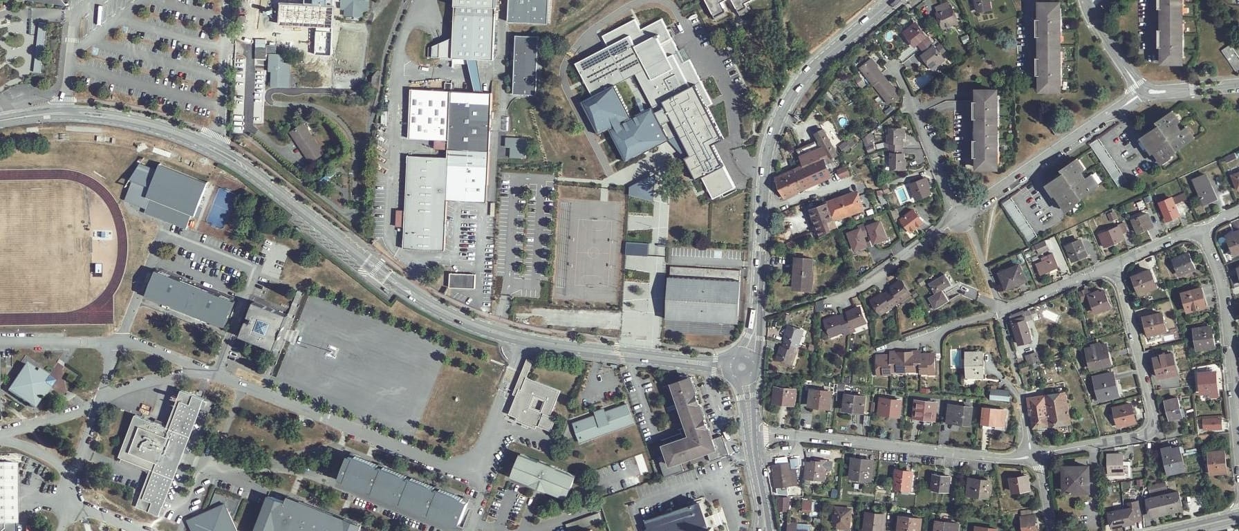 Vue aérienne de Lycée professionnel Tom Morel