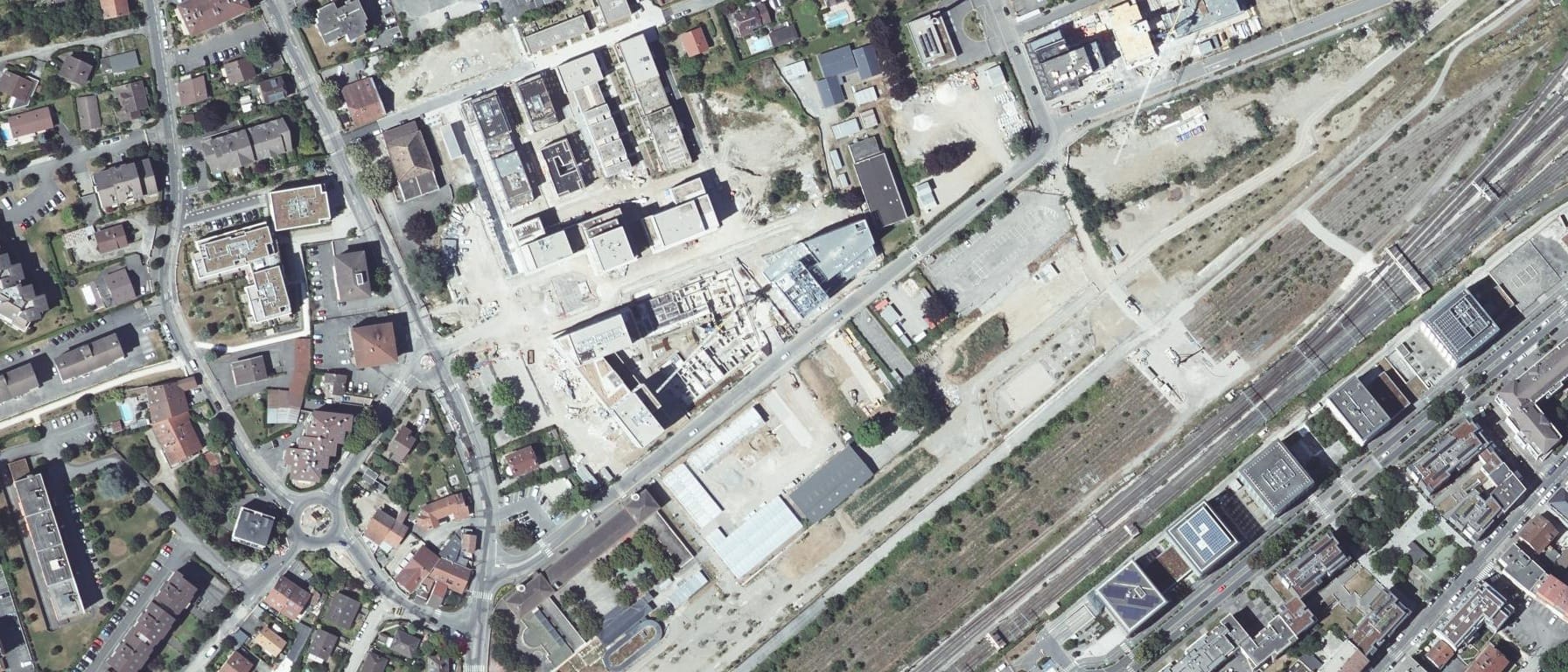 Vue aérienne de IFSI Centre Hospitalier Alpes Leman