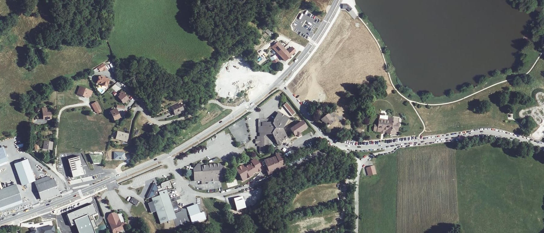 Vue aérienne de CFA MFR Les Dronières