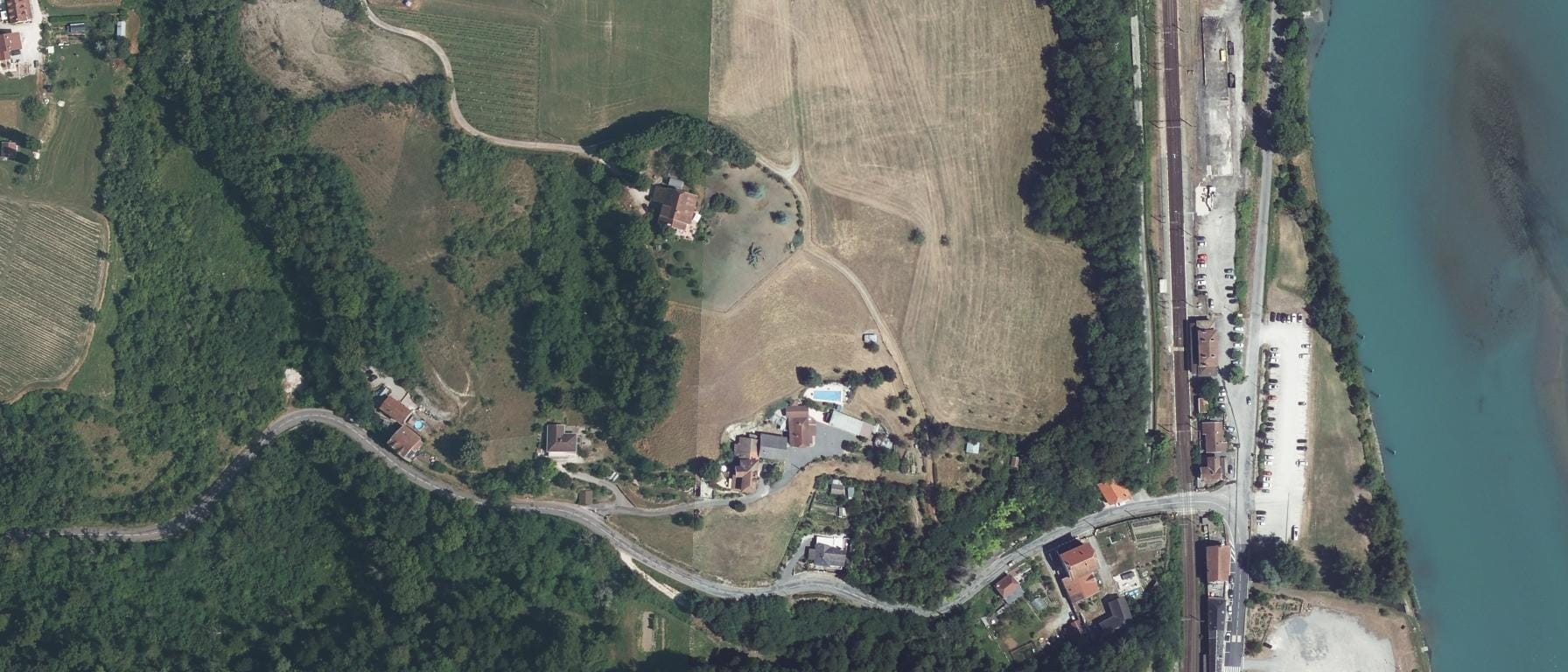Vue aérienne de MFR de Seyssel