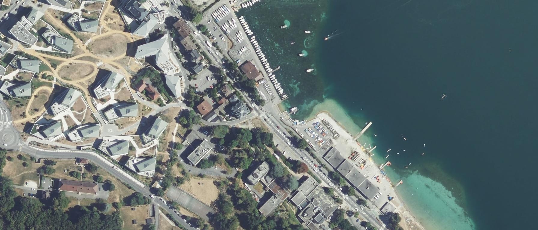 Vue aérienne de Ecole supérieure d'art annecy alpes