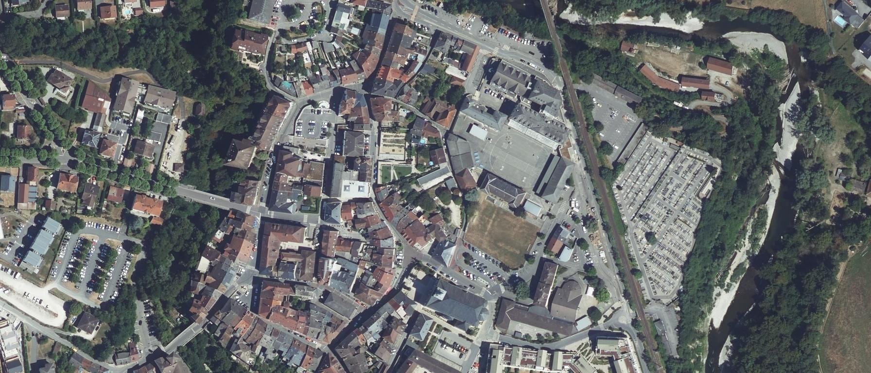 Vue aérienne de Lycée Demotz De La Salle - CFA Aktéap