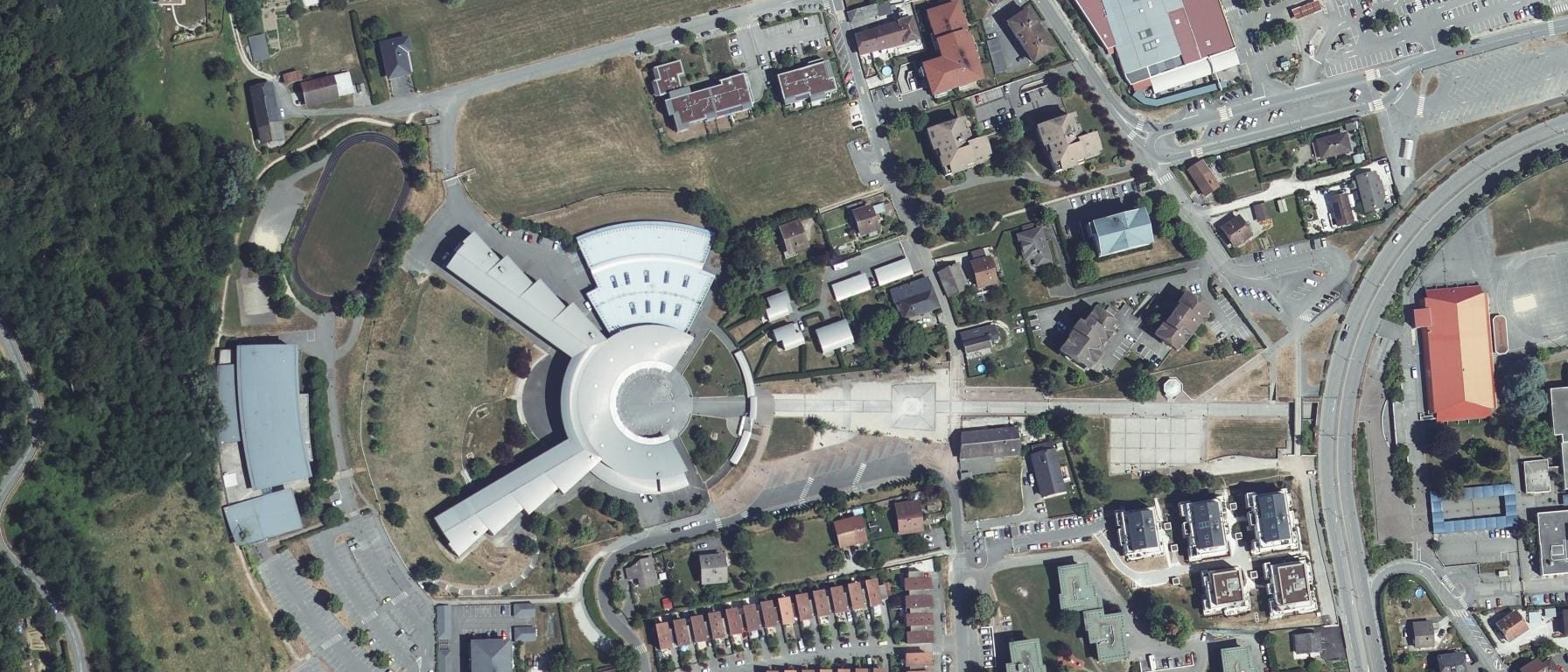 Vue aérienne de Lycée De L'Albanais - CFA Greta Lac