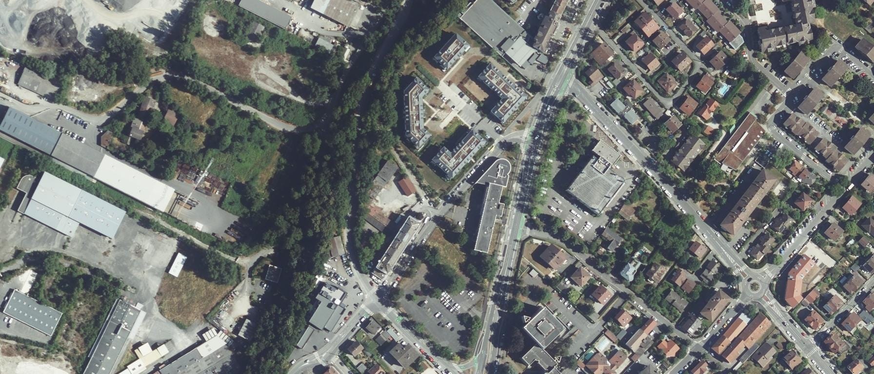 Vue aérienne de ENSEIS - Etablissement de la Haute-Savoie - Ecole de formation sanitaire et sociale