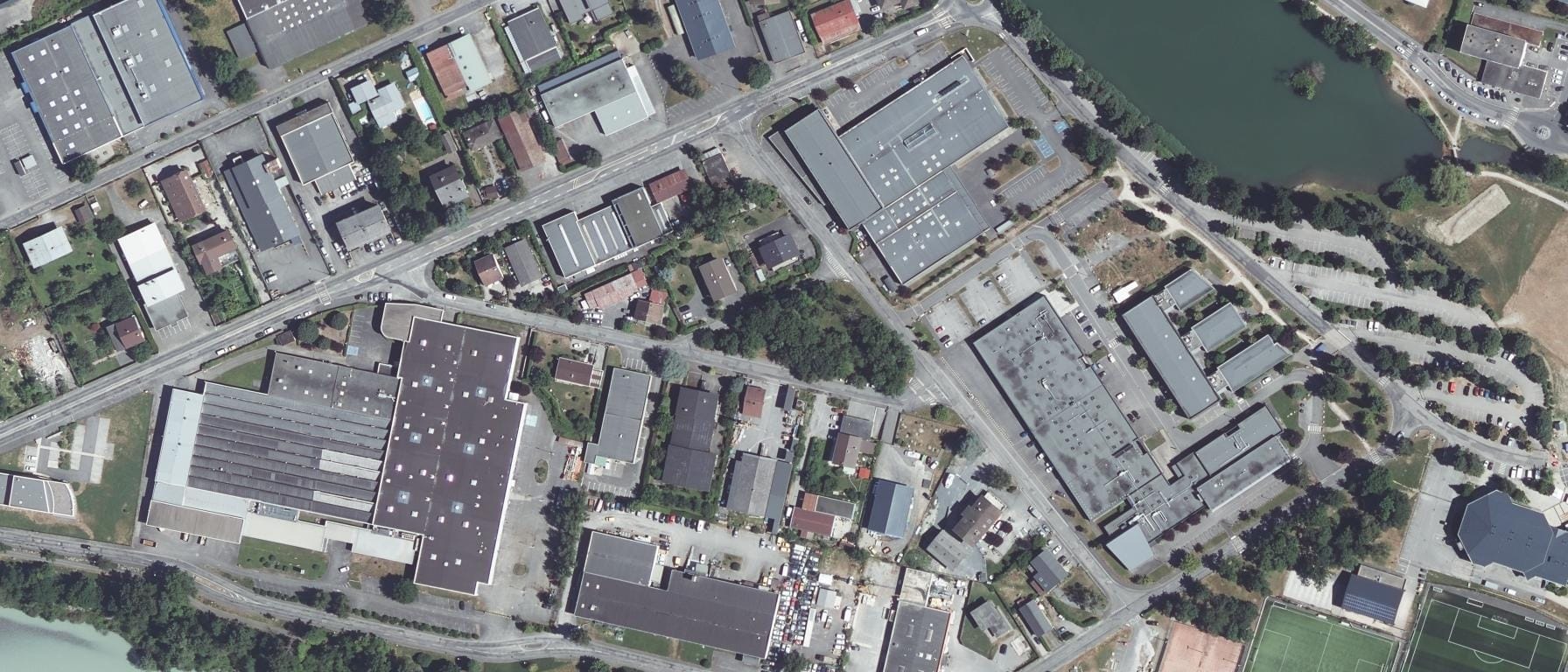 Vue aérienne de CFAI FORMAVENIR THYEZ