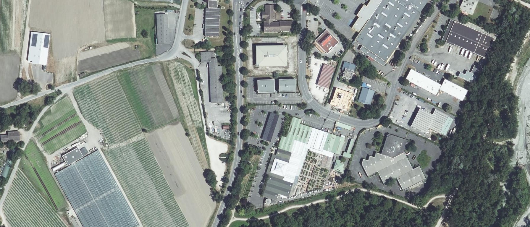 Vue aérienne de Ecole privée ECORIS (Gaillard - 74)