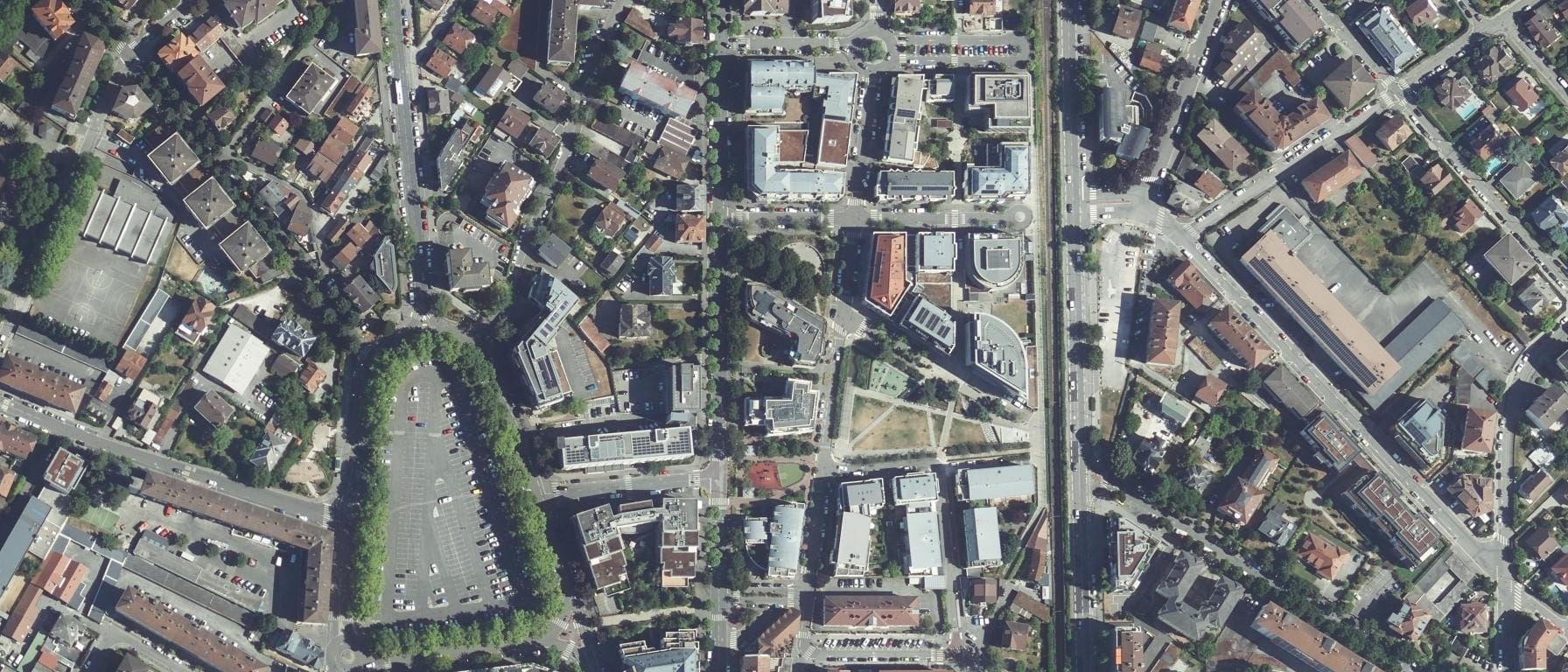 Vue aérienne de L'ECOLE BY CCI HAUTE-SAVOIE - ANNECY (74)