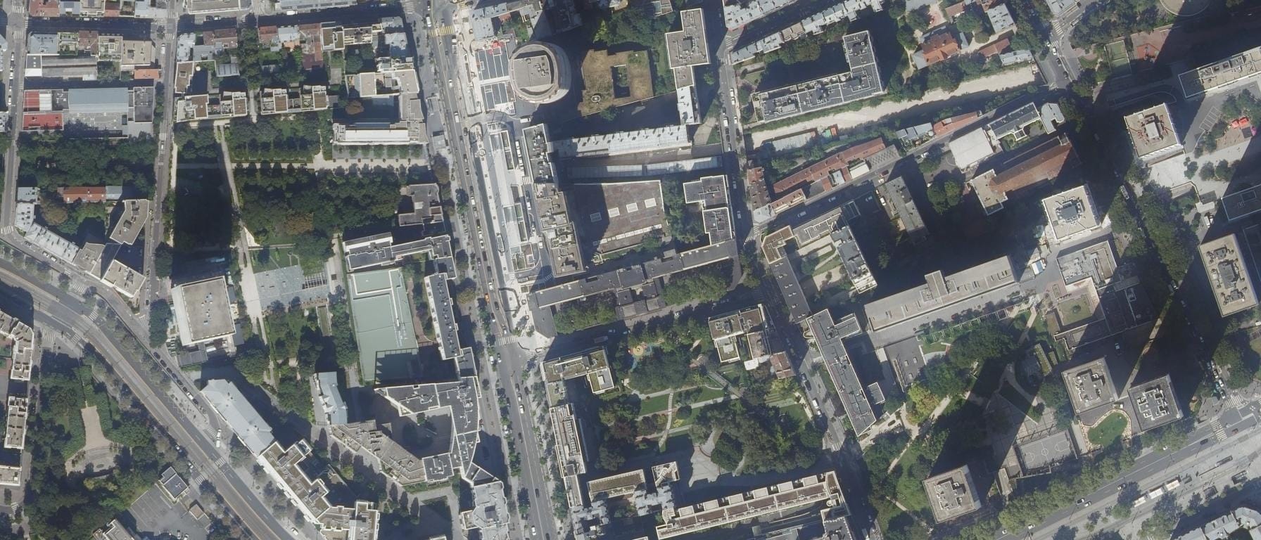 Vue aérienne de Lycée professionnel Gaston Bachelard - CFA académique de Paris