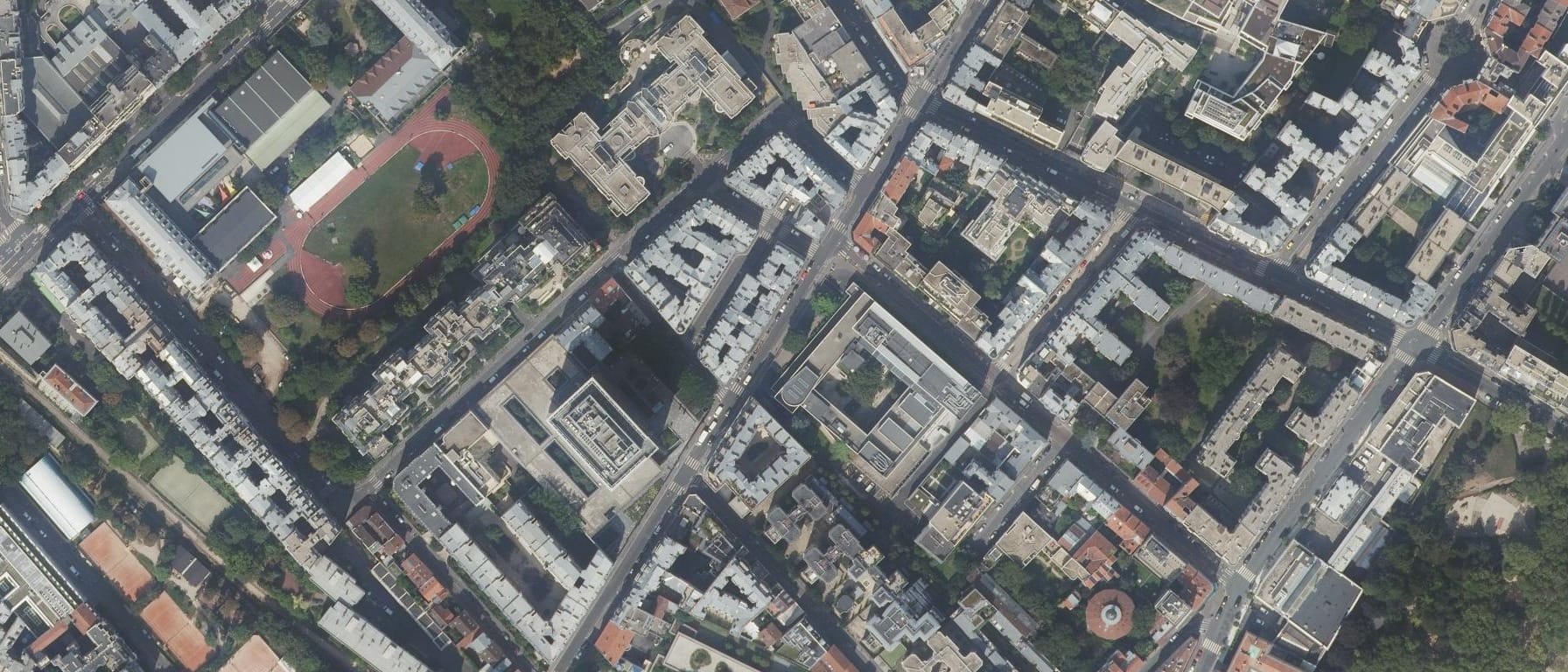 Vue aérienne de ECOLE NATIONALE SUPERIEURE A.A-MET.D'ART.