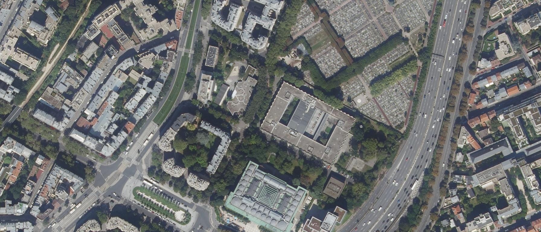 Vue aérienne de Lycée Elisa Lemonnier