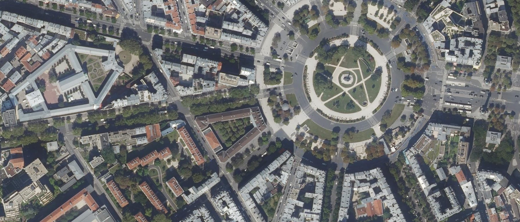 Vue aérienne de Lycée Arago