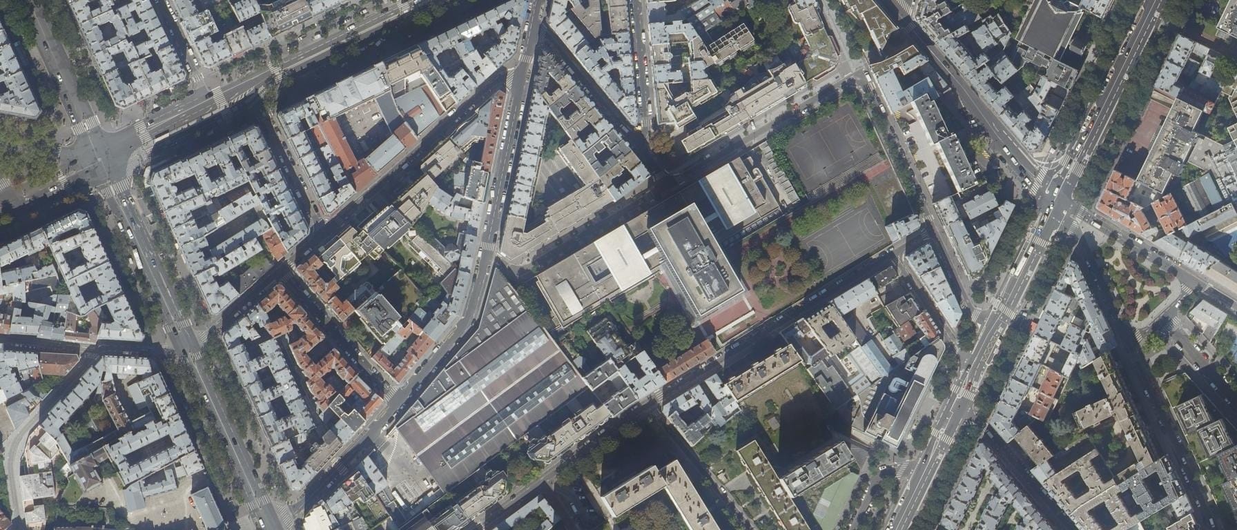Vue aérienne de Lycée Pierre-Gilles de Gennes - ENCPB