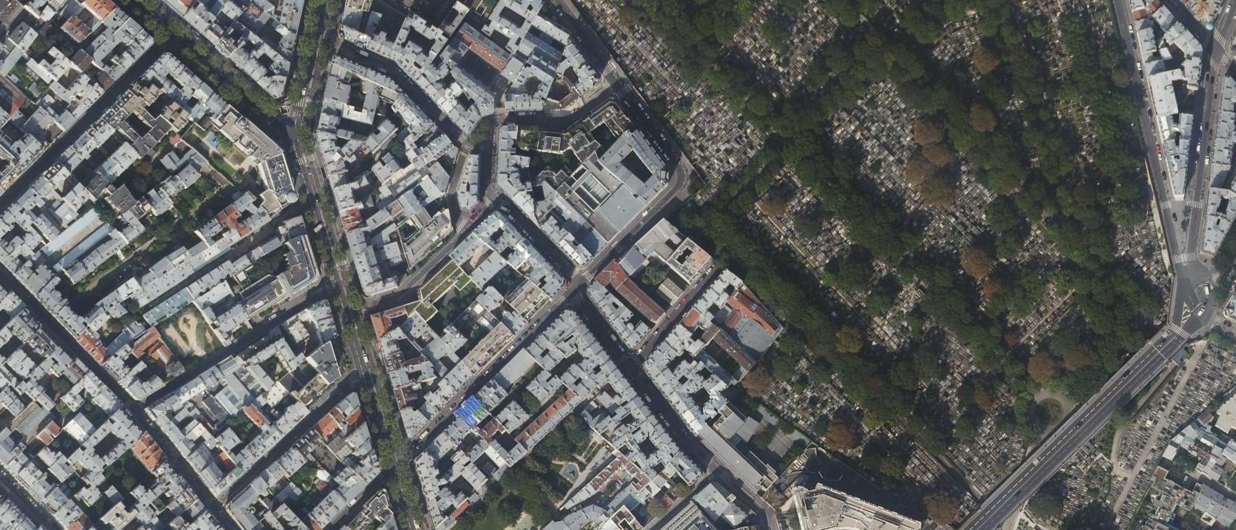 Vue aérienne de Lycée Auguste Renoir