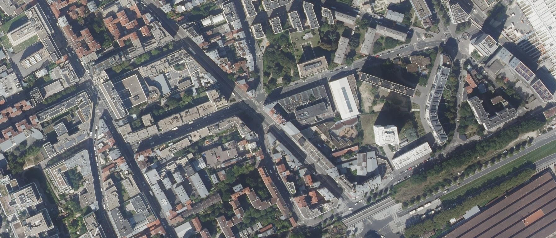 Vue aérienne de Lycée professionnel Galilee