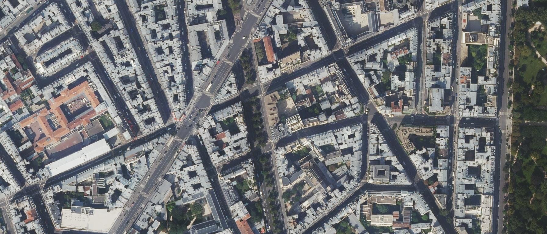Vue aérienne de ESME Sudria Paris