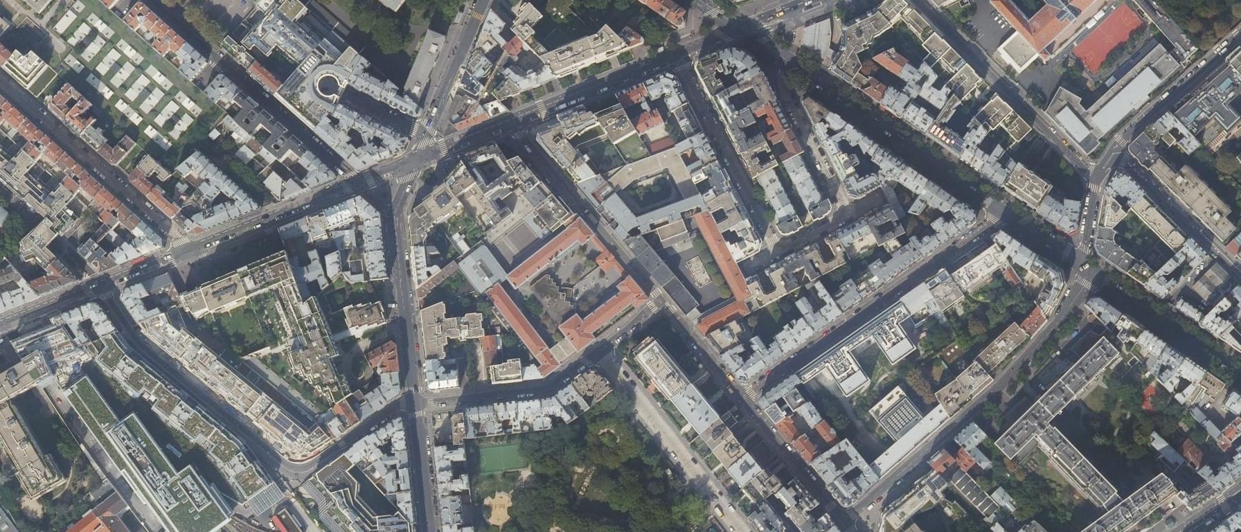Vue aérienne de CFA du Bâtiment Saint-Lambert Formation