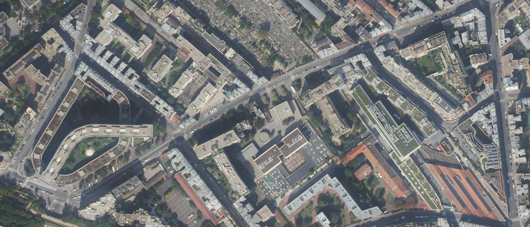 Vue aérienne de Lycée Louis Armand