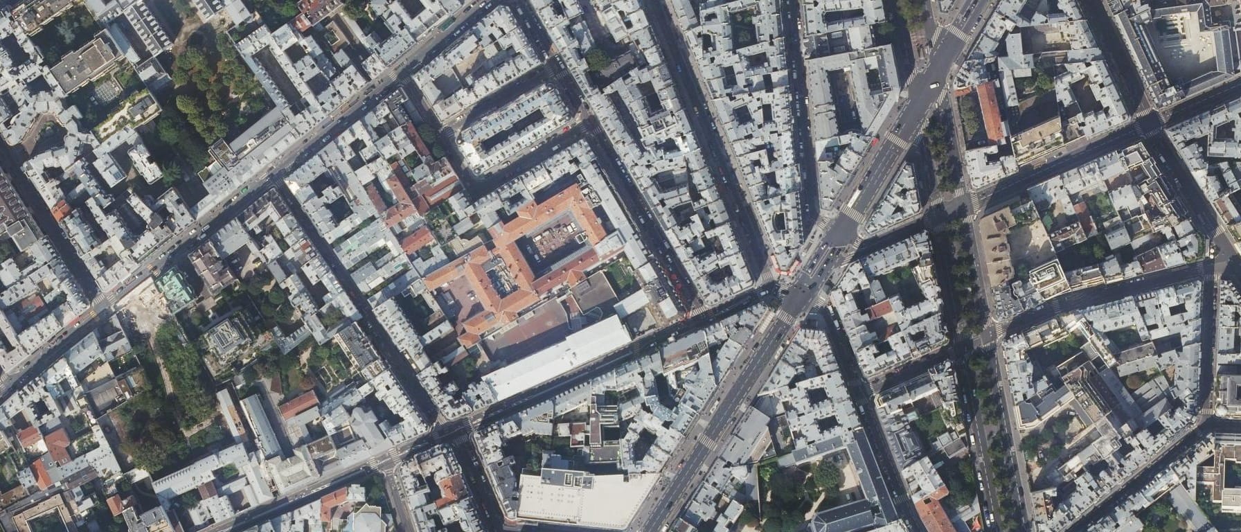 Vue aérienne de CFA FERRANDI Paris
