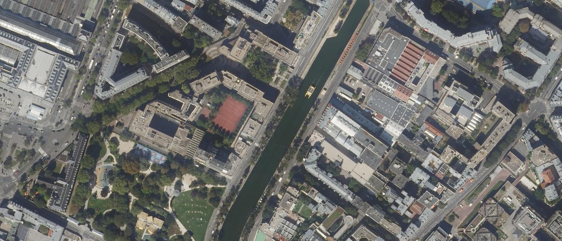 Vue aérienne de ISTEC - Ecole Supérieure de Commerce et de Marketing