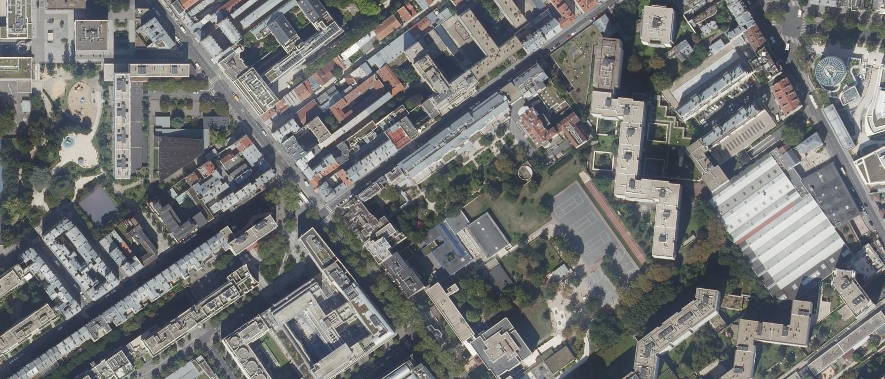 Vue aérienne de IFSI Diaconesses Reuilly