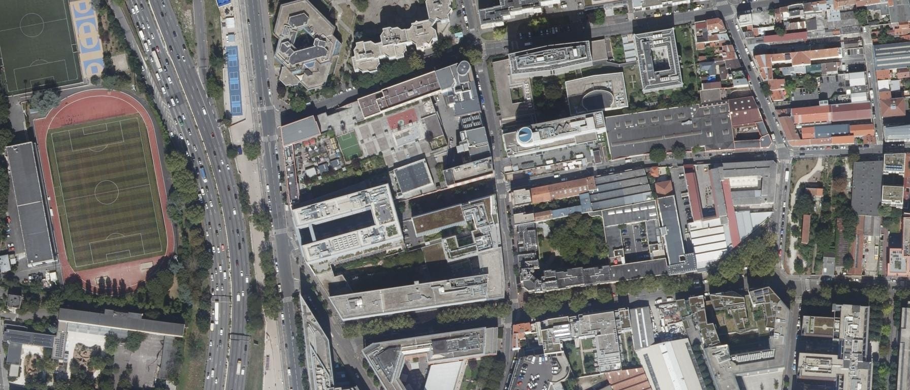Vue aérienne de IFSI Croix Saint-Simon