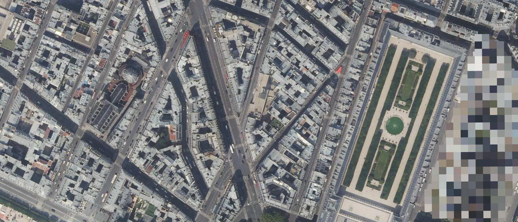 Vue aérienne de INSTITUT NATIONAL DE PODOLOGIE