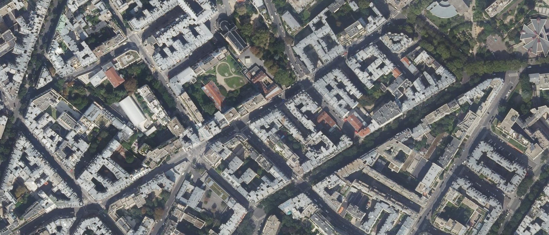 Vue aérienne de Lycée Sainte-Therese