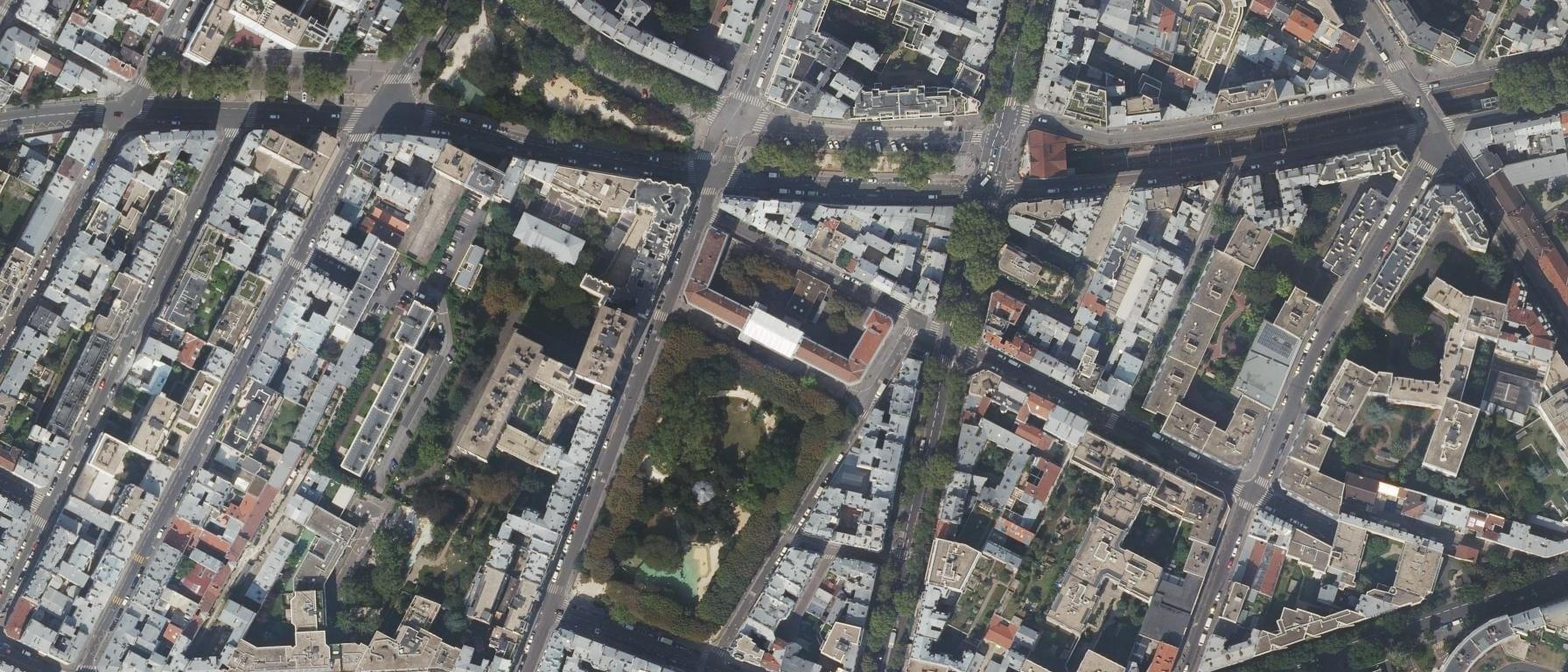 Vue aérienne de Lycée professionnel Maria Deraismes
