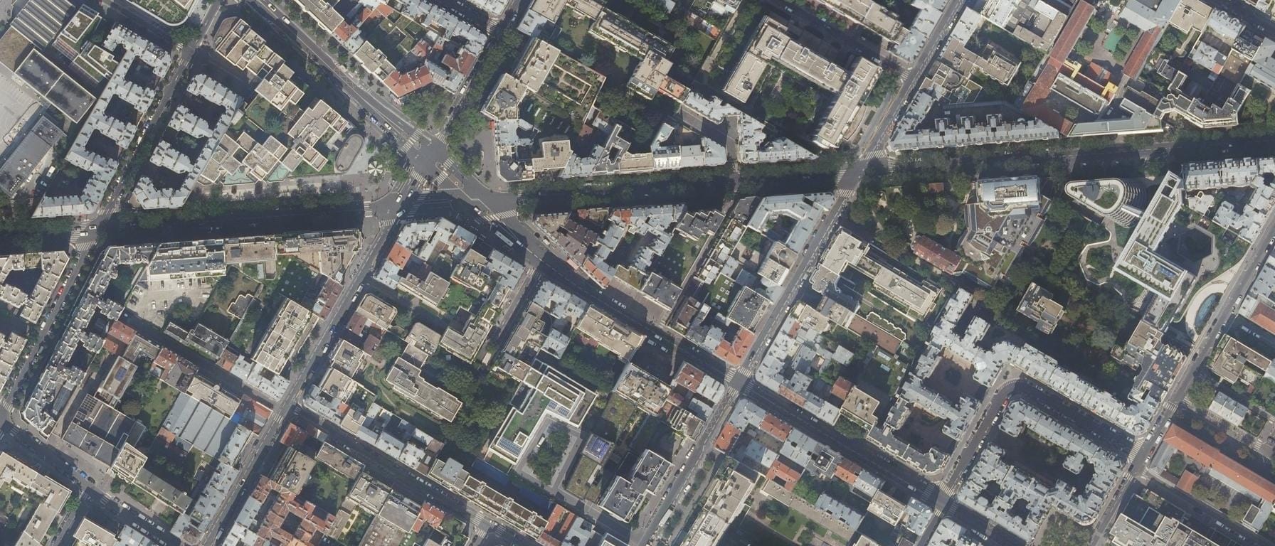 Vue aérienne de EFOM- Boris DOLTO (Paris 15e Arrondissement - 75)