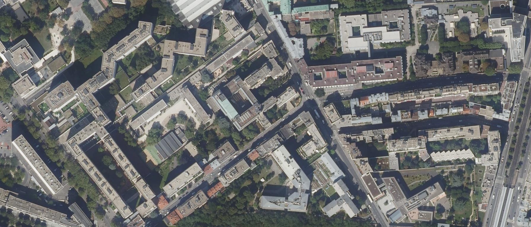 Vue aérienne de Lycée Saint Michel de Picpus