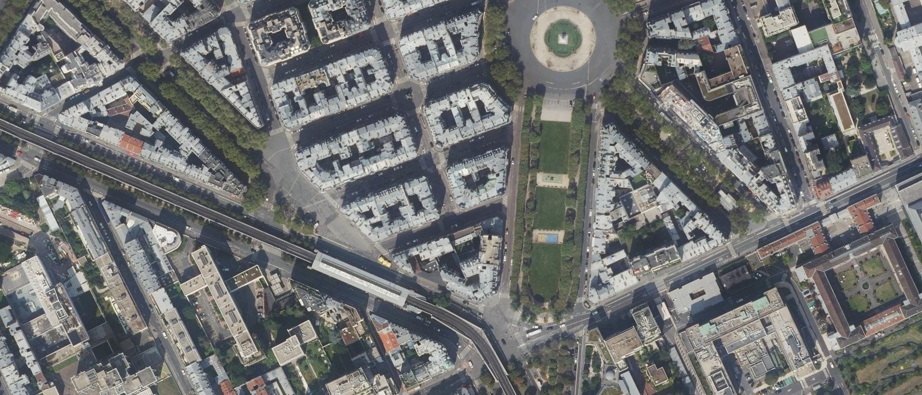 Vue aérienne de Lycée Blomet