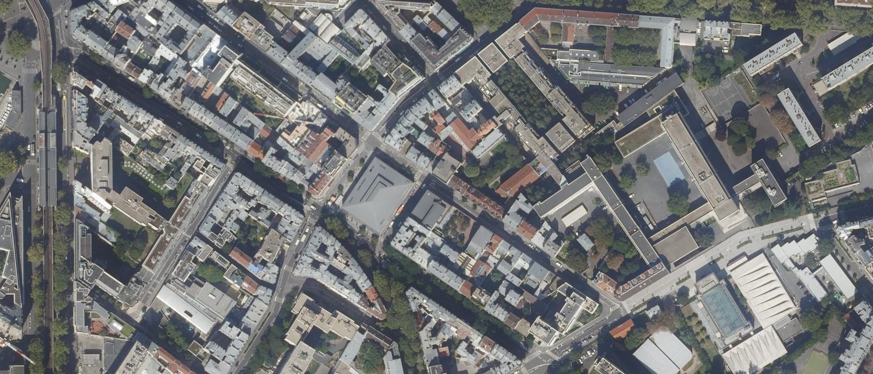 Vue aérienne de Lycée L'Initiative